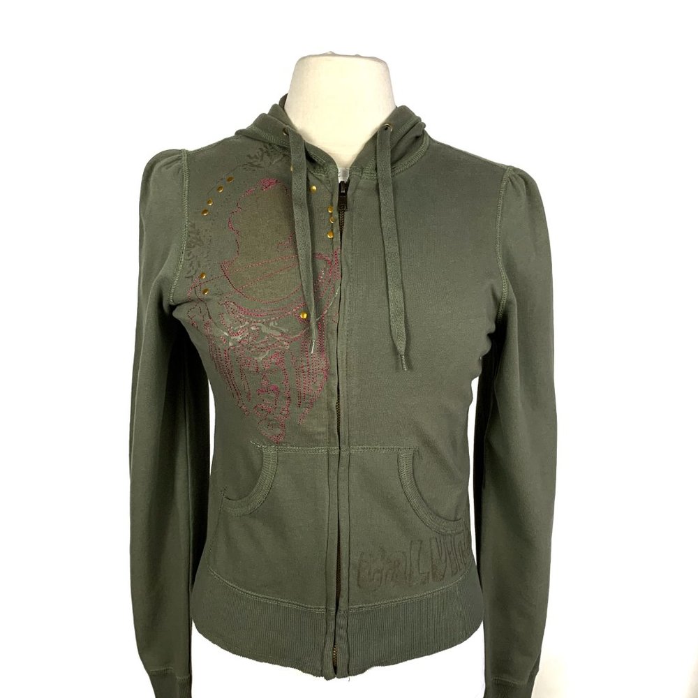 Calvin Klein Olive Green Hoodie - M